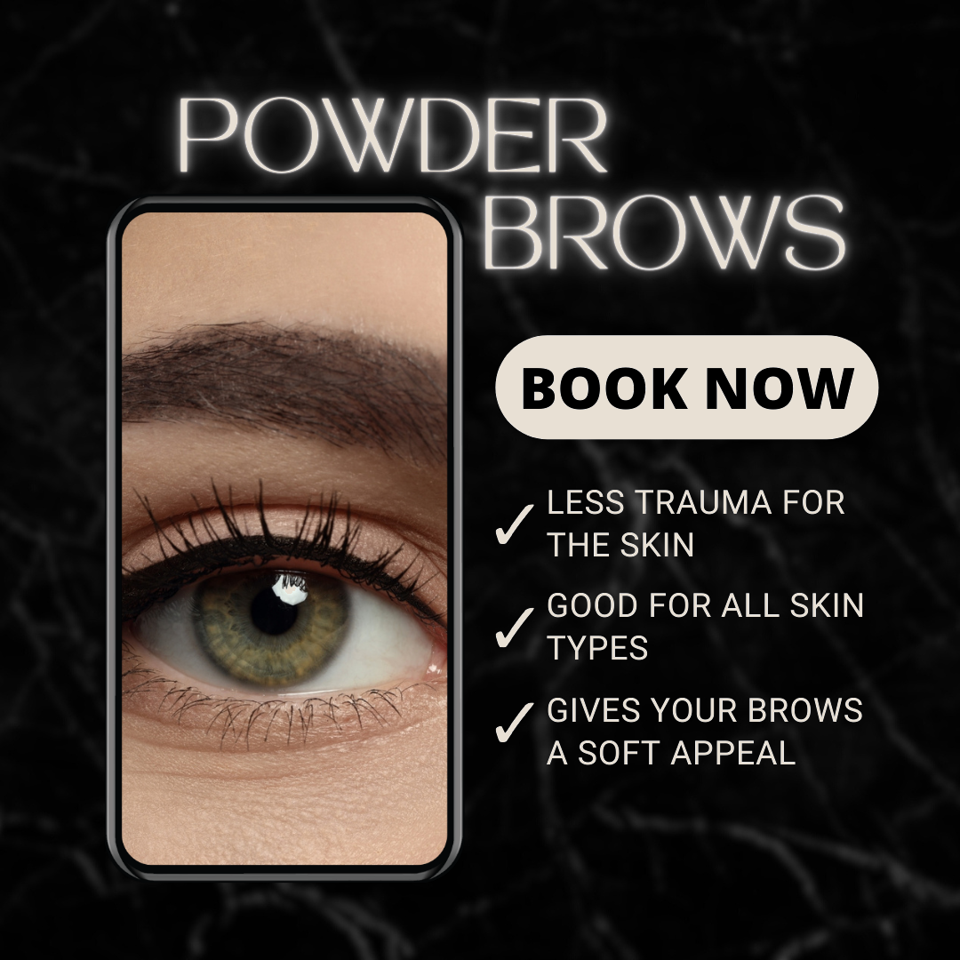 Diba Hair and Beauty Powder brows permanent make up Diba Hair and Beauty Powder brows permanent make up