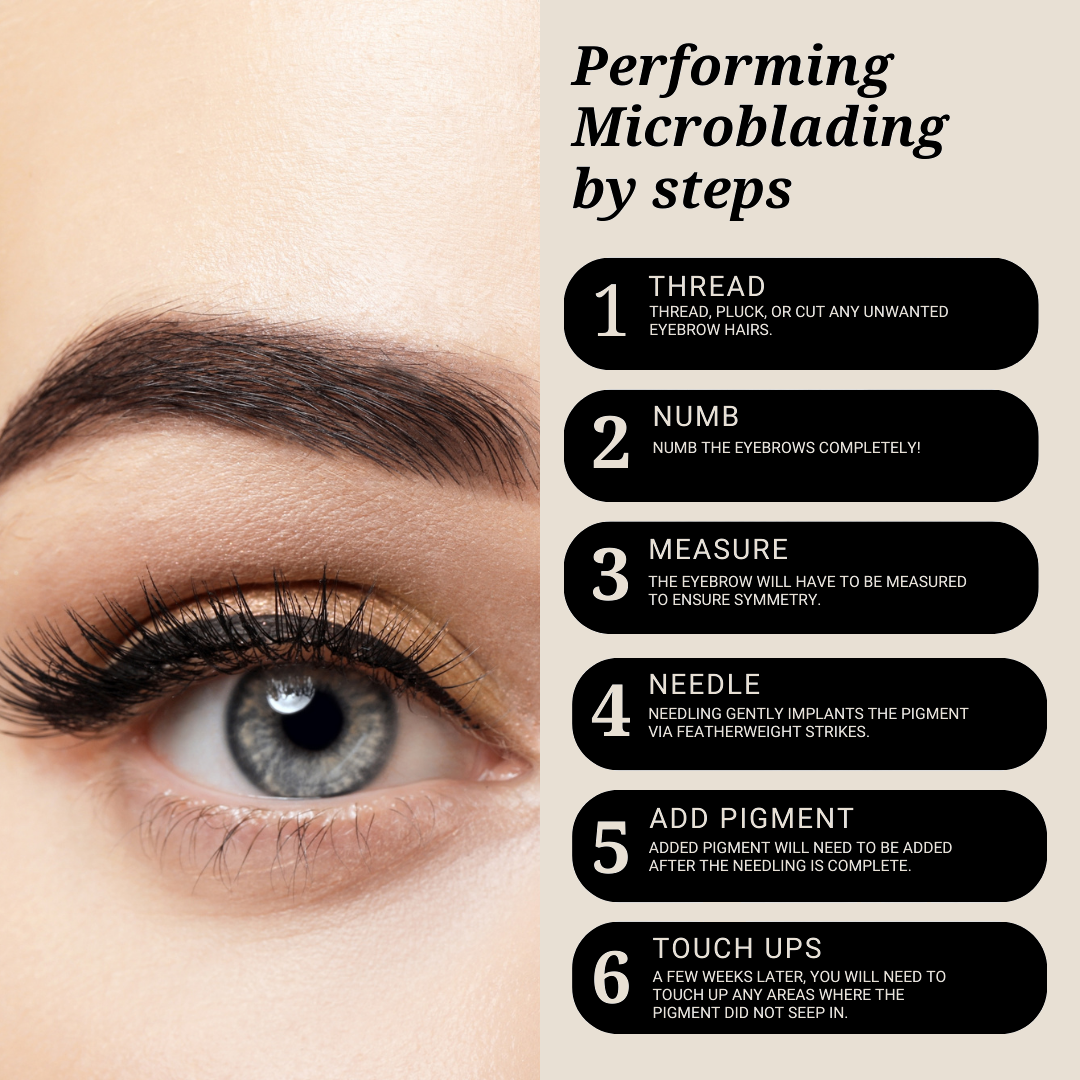 Diba Hair and Beauty microblading performing Diba Hair and Beauty microblading performing